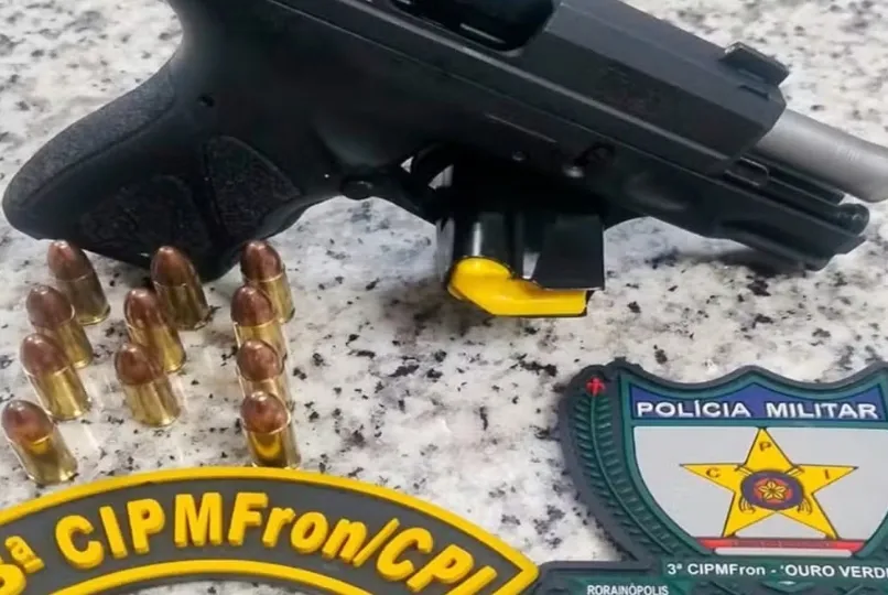 Homem é preso em Caracaraí após agredir dono de bar e ameaçar clientes com arma de fogo