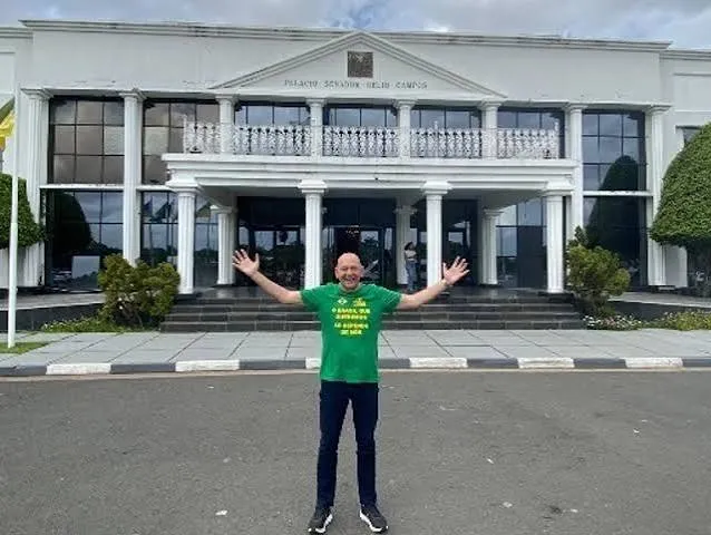 Empresário Luciano Hang quando em visita a Roraima - Foto Arquivo Divulgação