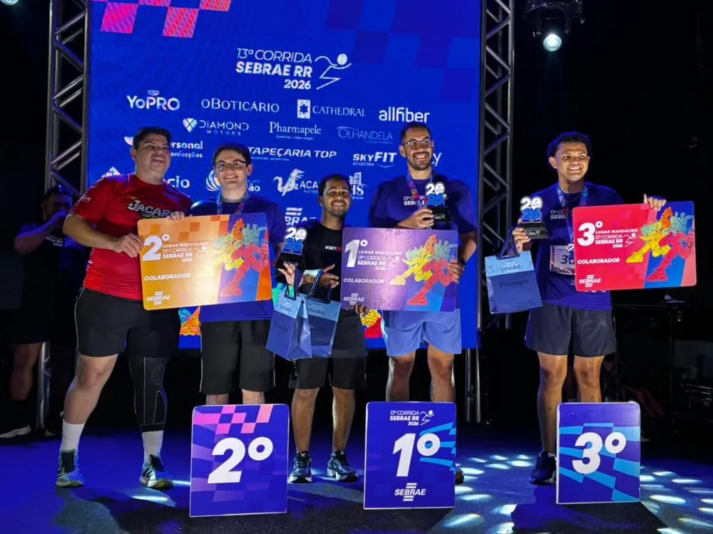13ª Corrida Sebrae reúne 600 atletas e celebra 36 anos; Confira os vencedores