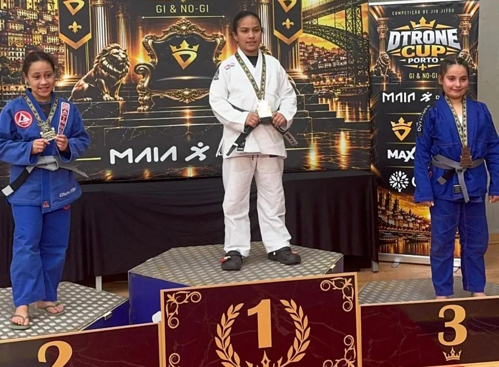 Roraimense Valentina Amorim conquista o ouro no DTrone Cup de Jiu-Jitsu em Portugal