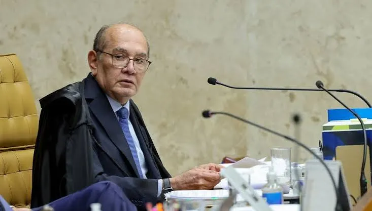 Ministro Gilmar Mendes em sessão do STF — Foto: Rosinei Coutinho/STF 